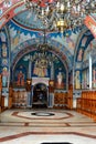 Icons inside Monastery Sambata. Fagaras, Transylvania. Royalty Free Stock Photo